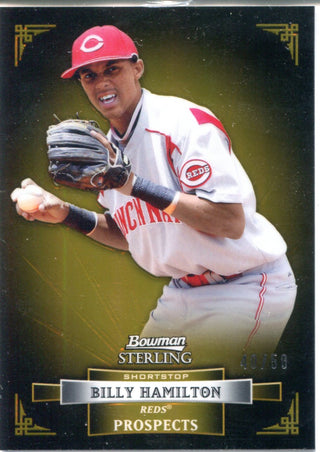 Billy Hamilton 2012 Bowman Sterling Prospects Unsigned Card #40/50