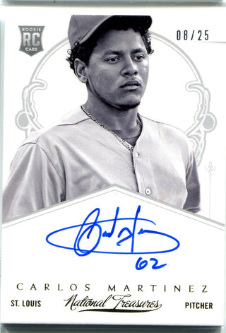 Carlos Martinez 2013 Panini National Treasures Autographed Rookie Card #8/25