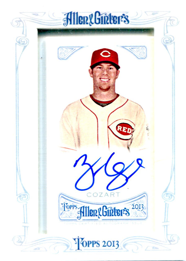 Zack Cozart 2013 Topps Allen& Ginter's Autographed Card