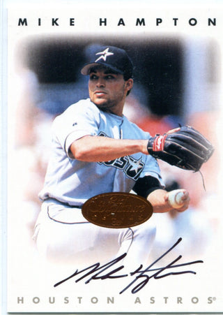 Mike Hampton 1996 Donruss Autographed Card