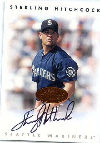 Sterling Hitchcock 1996 Donruss Autographed Card