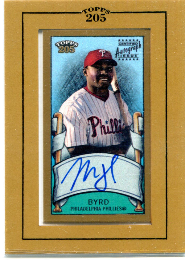 Marlon Byrd 2003 Topps 205 Autographed Card