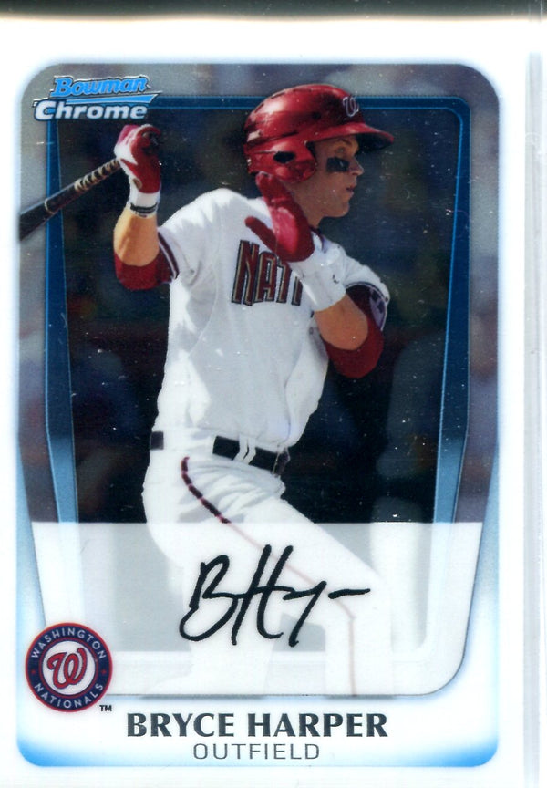 Bryce Harper 2011 Bowman Chrome Rookie Card