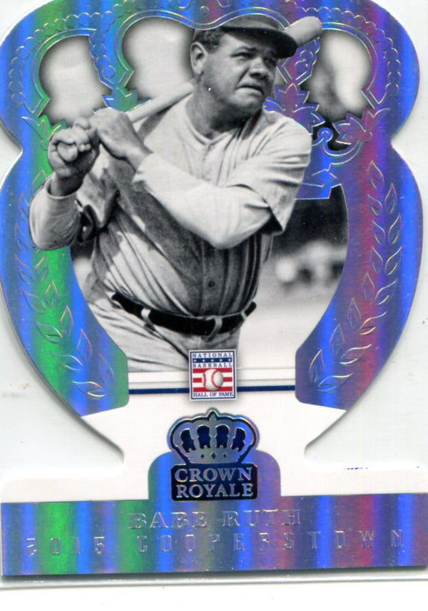 Babe Ruth 2015 Panini Crown Royale Unsigned Card #23/75