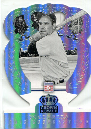 Yogi Berra 2015 Panini Crown Royale Unsigned Card #21/75