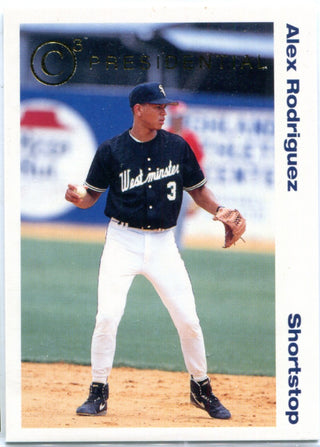 Alex Rodriguez 1993 Classic Games Unsigned Card