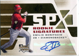 Emilio Bonafacio 2008 Upper Deck SP Rookie Signatures Autographed Card