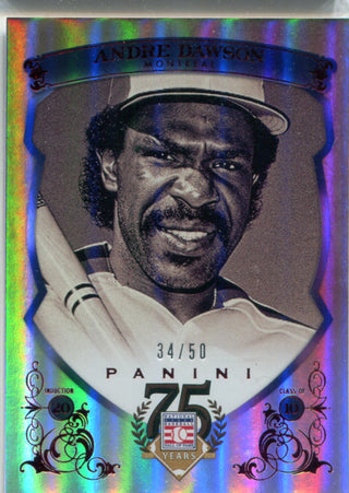 Andre Dawson 2014 Panini Unsigned Card #34/50