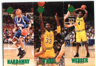 Chris Webber, Shaquille O' Neal, & Anfernee Hardaway 1993 Classic Games Unsigned Card