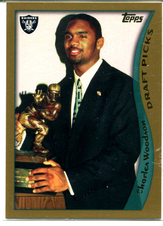 Charles Woodson 1998 Topps Draft Picks Card