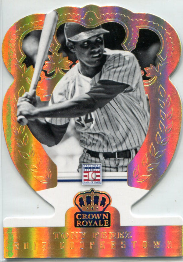 Tony Perez 2015 Panini Crown Royale Card #95