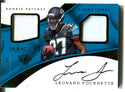 Leonard Fournette 2017 Panini Immaculate Collection Patch/Autographed Card #32/49