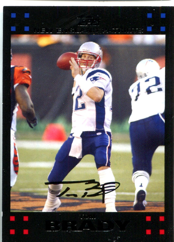 Tom Brady 2007 Topps Unsigned Card