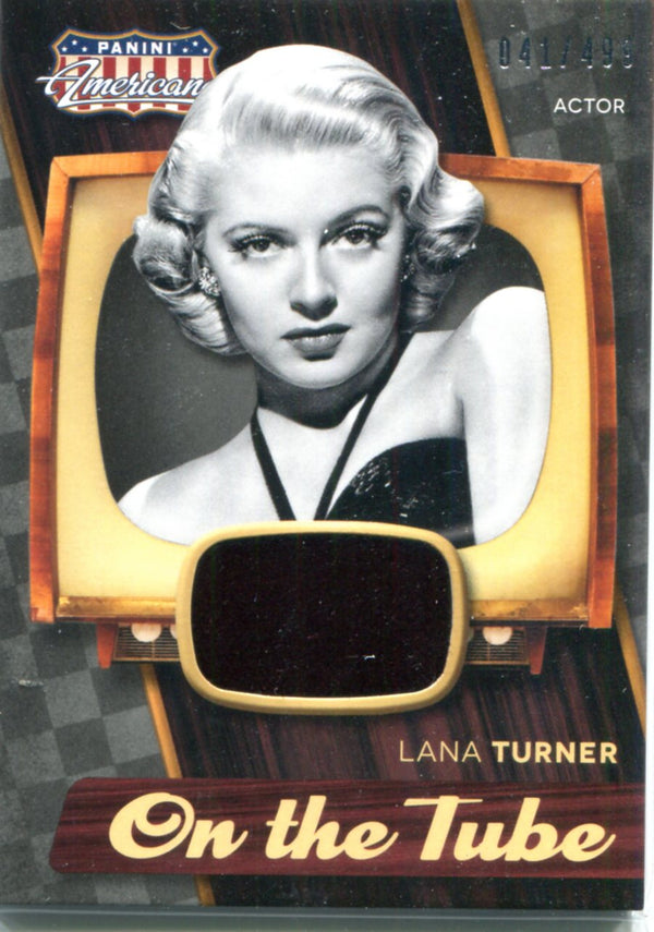 Lana Turner 2015 Panini Celebrity-Worn Material Card #41/499