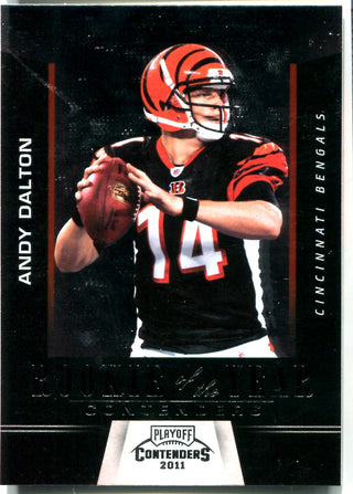 Andy Dalton 2012 Panini Playoff Contenders Rookie of the Year Card