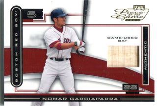 Nomar Garciaparra 2003 Playoff Game-Used Bat Card