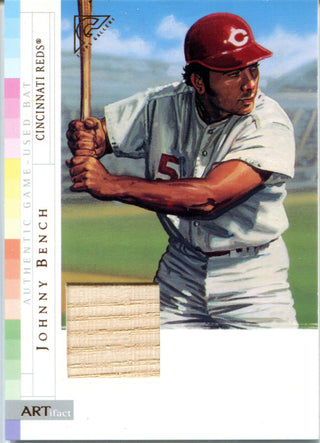 Johnny Bench 2003 Topps Gallery Game-Used Card