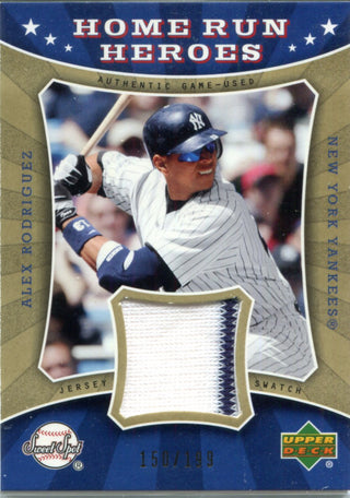 Alex Rodriguez 2004 Upper Deck Game-Used Jersey Card #150/199