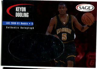 Keyon Dooling 2000 Sage Autographed Card