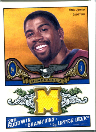 Magic Johnson 2011 Upper Deck Goodwin Champion Patch Card