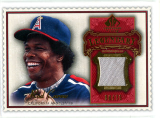 Rod Carew 2009 Upper Deck SP Game-Used Jersey Card #8/75