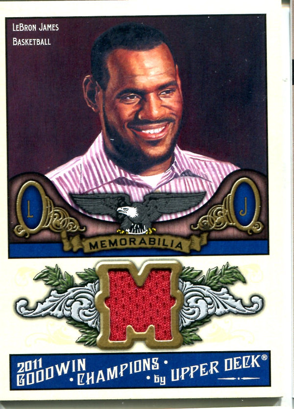 Lebron James 2011 Upper Deck Goodwin Champion Patch Card