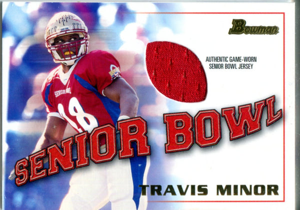 Travis Minor 2001 Bowman Game-Worn Jersey Card