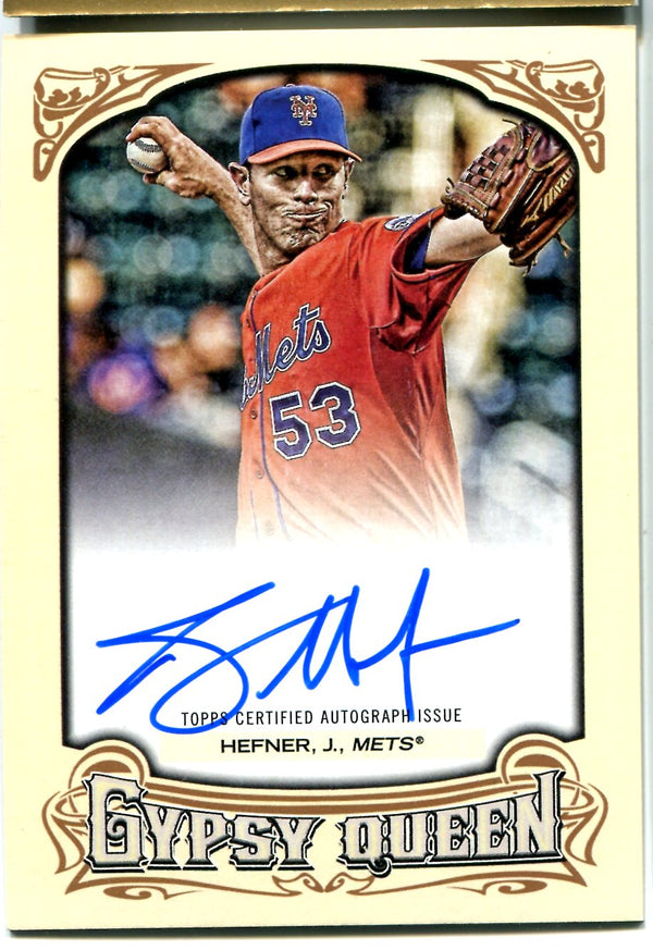 Jeremy Hefner 2014 Topps Gypsy Queen Autographed Card