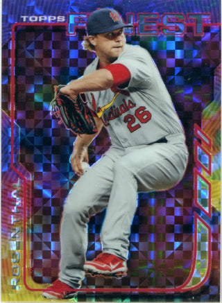Trevor Rosenthal  2014 Topps Finest Unsigned Refractor Card