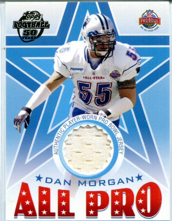 Dan Morgan 2005 Topps Player-Worn Pro Bowl Jersey Card