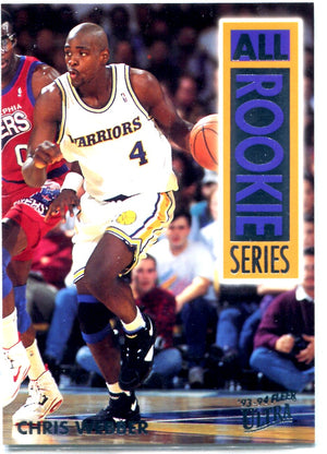 Chris Webber 1994 Fleer All Rookie Series Card