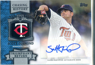 Scott Diamond 2013 Topps Chasing History Autographed Card