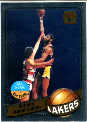Kareem Abdul-Jabbar 2002 Topps Chrome Card