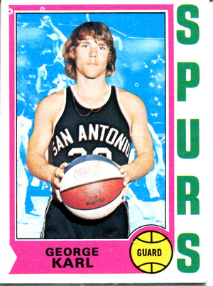 George Karl 1970 Topps Card