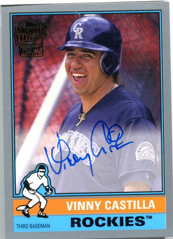Vinny Castilla Baseball Cards