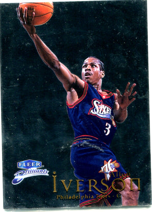 Allen Iverson 1999 Fleer Brilliants Card