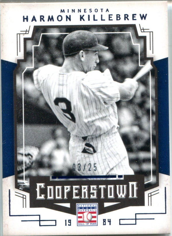 Harmon Killebrew 2015 Panini Cooperstown Card #3/25