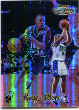 Ray Allen 1999 Topps Gold Label Card