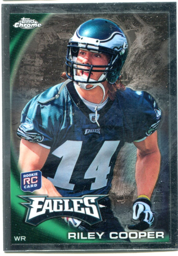 Riley Cooper 2010 Topps Chrome Unsigned Rookie Card