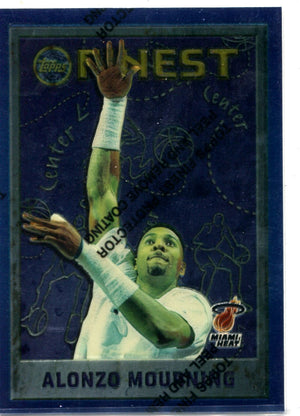 Alonzo Mourning 1996 Topps Finest Card