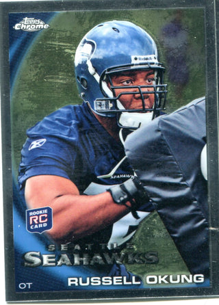 Russell Okung 2010 Topps Chrome Unsigned Rookie Card