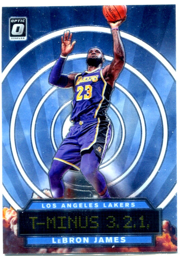 Lebron James 2020 Panini Optic T-Minus Card