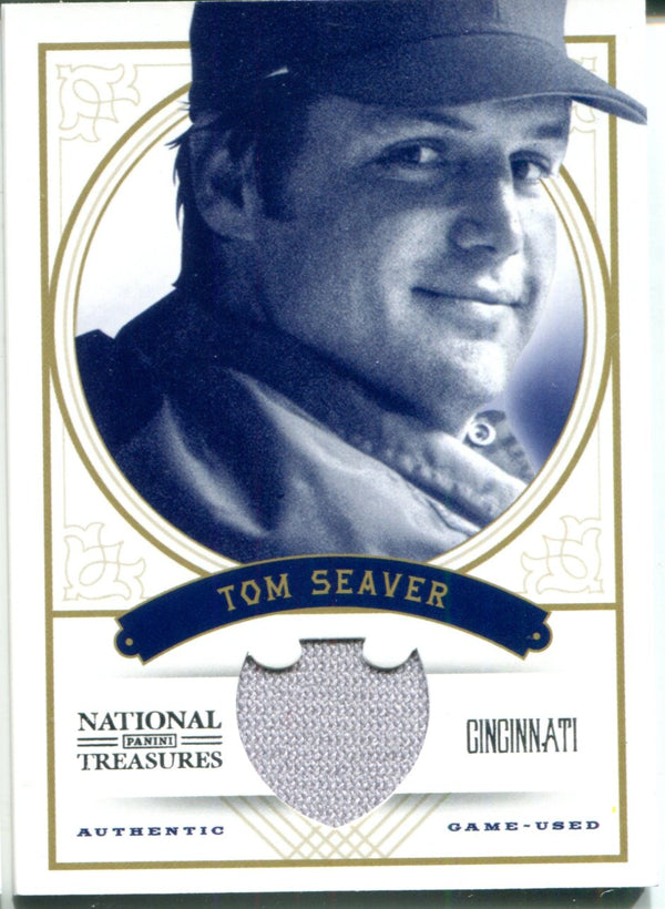 Tom Seaver 2012 Panini National Treasures Game-Used Jersey Card #76/99