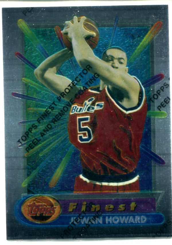 Juwan Howard 1995 Topps Finest Card