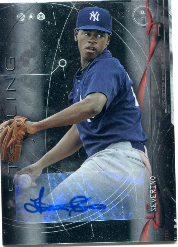 Luis Severino 2014 Bowman Sterling Autographed Card