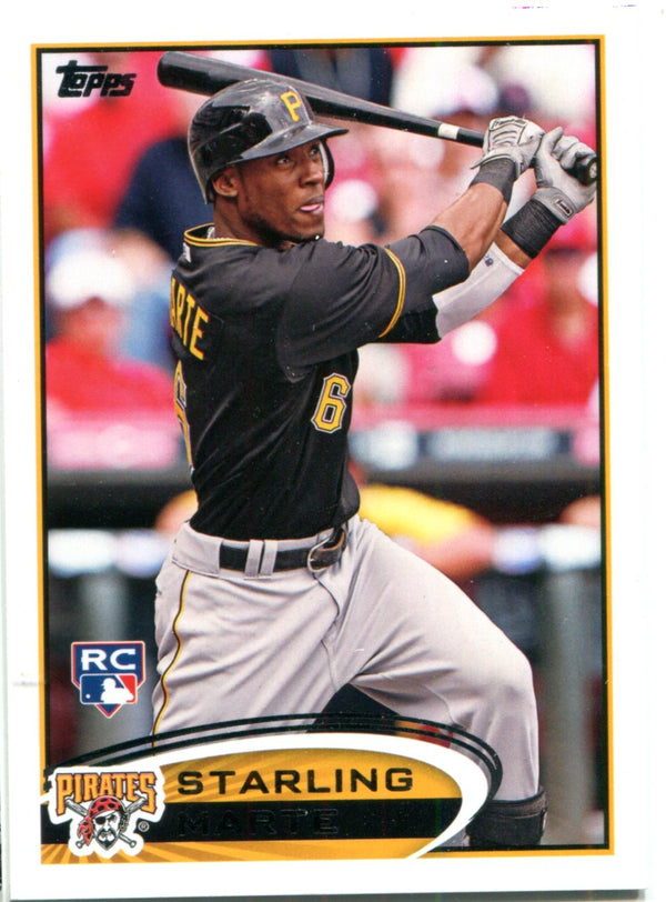 Sterling Marte 2012 Topps Unsigned Base Rookie Card