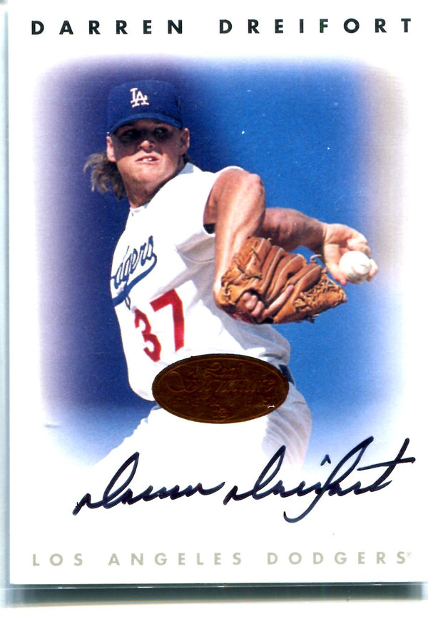 Darren Dreifort 1996 Donruss Autographed Card