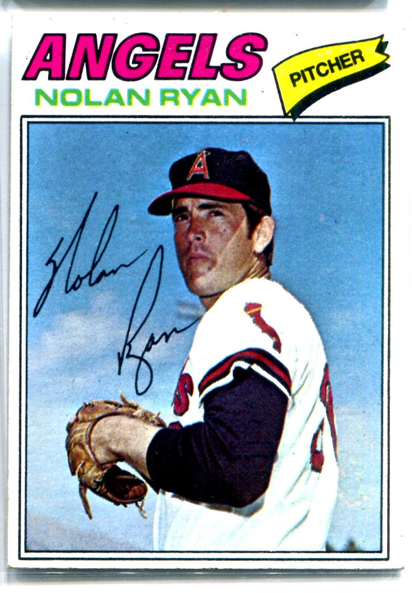 Nolan Ryan 1977 Topps Unsigned Card