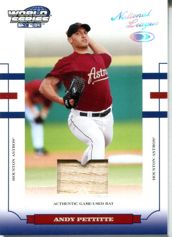 Andy Pettite 2004 Game-Used Bat Card #38/100