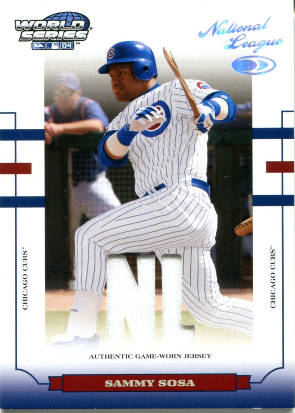 Sammy Sosa 2004 Donruss Game-Worn Jersey Card #136/250